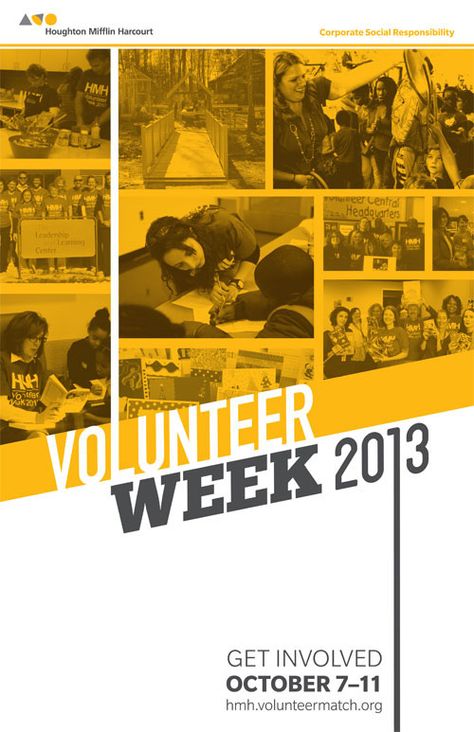 Volunteer Week Campaign on Behance Volunteer Activities, Banner Design Layout, Graphic Design School, Sports Tshirt Designs, Documents Design, Graphic Design Ads, Campaign Posters, Learning Graphic Design, Spa Design