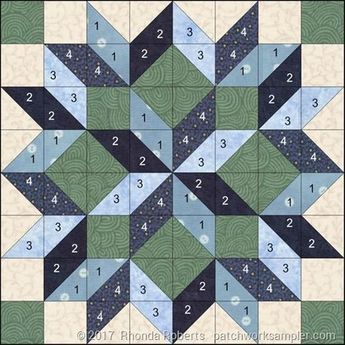 Triangle Quilt Pattern, Star Quilt Pattern, Big Block Quilts, Painted Barn Quilts, Barn Quilt Designs, Quilt Modernen, Quilt Block Patterns Free, Quilt Square Patterns, Half Square Triangle Quilts