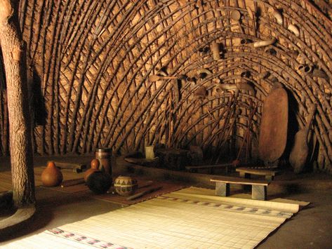 zulu hut inside African Hut Interior, Black House Aesthetic, Hut Interior, African Hut, African Architecture, African House, Vernacular Architecture, Kwazulu Natal, Interesting Buildings