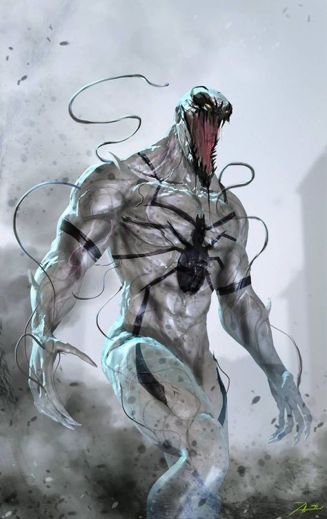 Antivenom Anti Venom, Venom, A Man, Running, White, Black