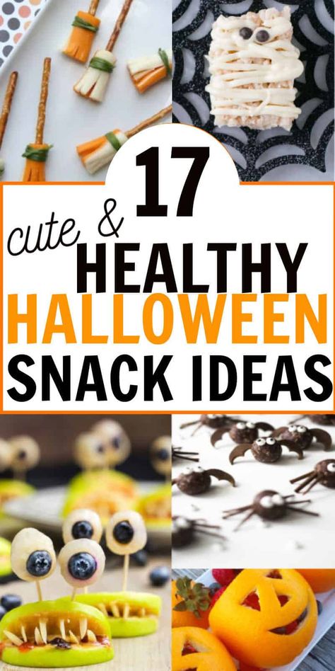 Healthy Halloween Treats For School, Halloween Treats For Toddlers, Healthy Halloween Treats For Kids, Healthy Halloween Desserts, Halloween Treats For School, Halloween Fruit Snacks, Halloween Food For Adults, Healthy Halloween Party Food, Treats For School