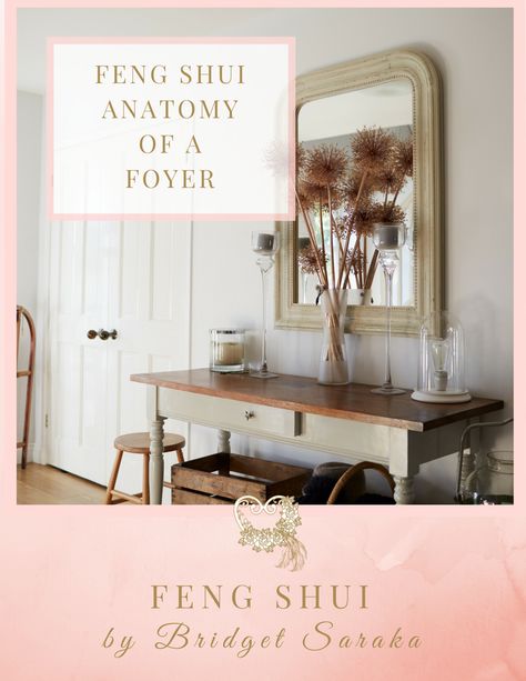 Feng Shui Foyer Entryway, Entryway Feng Shui, Feng Shui Entryway Ideas, Feng Shui Entryway, Narrow Foyer, Foyer Ideas Entryway, Large Foyer, Entryway Mirror, Foyer Entryway