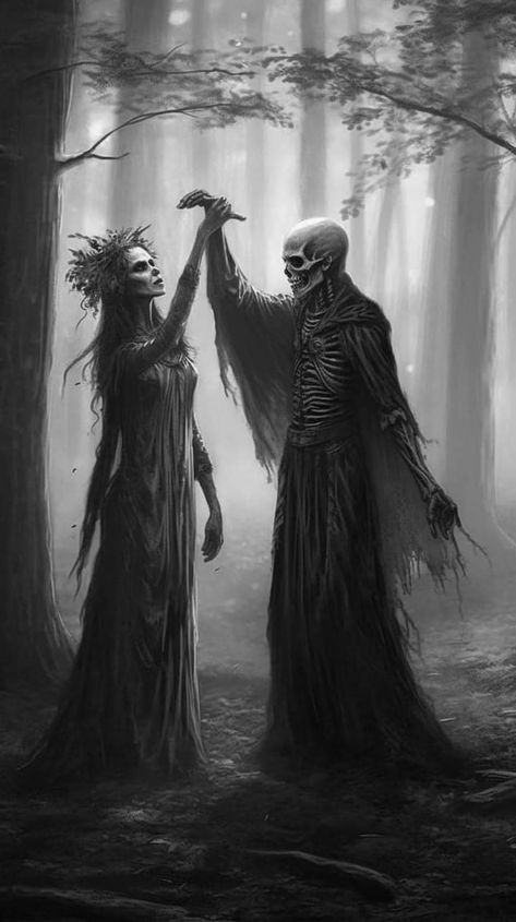 Grim Reaper Tattoo, Nature Goddess, Gothic Fantasy Art, Surreal Photos, Macabre Art, Skull Artwork, Dark Art Illustrations, Scary Art, Beautiful Dark Art