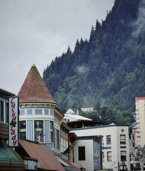 some snaps from our day in juneau, alaska. july 2024. 🏞️🪻 it was so dreamy and beautiful. so green!! so much fog!! misty and drizzly!! huge bald eagles flying everywhere!! we also stopped at the worlds smallest costco while we were in town and now we’ve decided we must also visit the worlds largest (currently in salt lake city, i believe) because of course 🥲. ___________________________________________________ 🏷️ Alaskan cruise, Norwegian cruise line Alaskan Town Aesthetic, Alaskan Aesthetic, Alaskan Town, Alaska Town, Cruise Norwegian, Eagles Flying, Worlds Smallest, Juneau Alaska, Twin Lakes