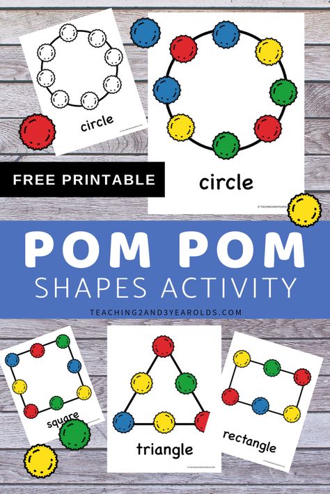 Shapes Activity, Printable Shapes, Preschool Fine Motor, Shapes Preschool, Learning Shapes, Free Shapes, Shapes Activities, Preschool Printables, Preschool Lessons