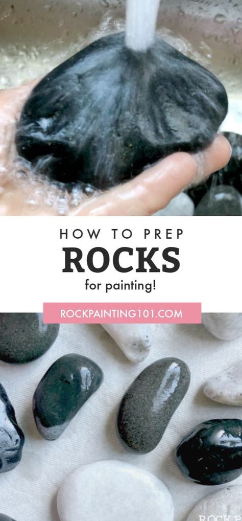 How To Do Stone Painting, How To Smooth Rocks For Painting, How To Paint On Rocks Tutorials Step By Step, Sealer For Painted Rocks, Painting Rocks For Outside, Creative Stone Art, Preparing Rocks For Painting, Flat Rock Art Ideas, How To Prep Rocks For Painting