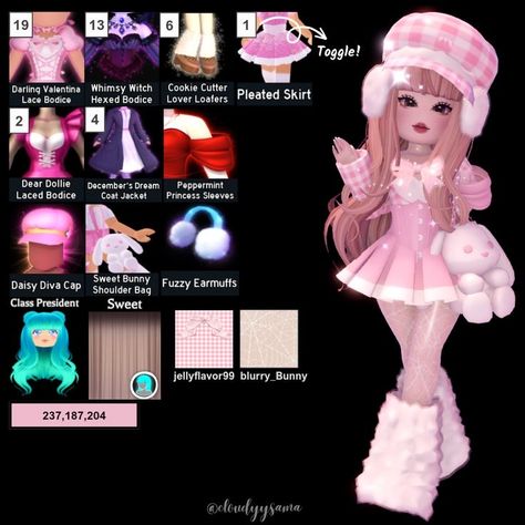 Cute Royal High Outfits Ideas, Kawaii Royale High Outfits Ideas, Wonderland Royale High Outfit, Pink Outfits Royale High, Cute Pink Royale High Outfits, How To Become Rich In Royale High, Cherry Blossom Set Royale High, Sweet Like Candy Royale High Outfits, Royale High Bunny Outfit