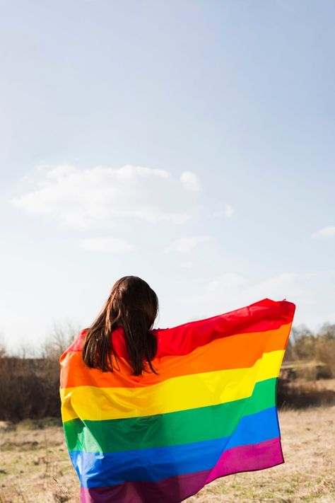 Flag Photoshoot, Gender Diversity, Lgbtq Flags, Lgbt Flag, Pride Day, Flag Photo, City Council, Pride Flag, How To Pose