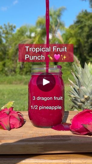 7.9K views · 131 reactions | Tropical Fruit Punch 🍍🩷✨ #growyourown #tropicalfruit #fruitpunch #tropicalpunch #immuneboost #digestivehealth #juicerecipe #vitamins #nutrients #fruitjuice #juicingforhealth #healthiswealth #healthandwellness #growyourownfood #growyourownlives #fruitheals #healingfruit #natureheals #healingnature #fbreels #reels2024 #explorepage | Growyourownlives | George Benson · Breezin' Healthy Juicing, George Benson, Juicer Recipes, Tropical Punch, Juicing For Health, Fruit Punch, Grow Your Own Food, Tropical Fruit, Fruit Juice