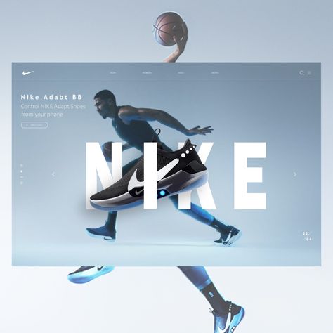 Nike Landing Page Design, Adidas Advertising, Poster Tutorial, Behance Typography, Ux Design Portfolio, Nike Poster, Facebook Ads Design, Nike Web, Interactive Pdf