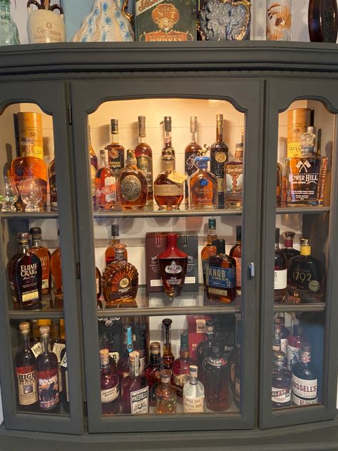 Whiskey Collection Display, Liquor Tower, Bourbon Storage, Bourbon Cabinet, Whisky Cabinet, Whiskey Display, Decanter Display, Bourbon Collection, Alcohol Cabinet