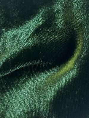 Velvet Fabrics & Faux Furs : Wedding Dress - Bridal Fabrics Dark Green Velvet, Velvet Fabrics, Shade Card, Calico Fabric, Bridal Fabric, Faux Fur Fabric, Gold Fabric, Green Silk, Silk Velvet