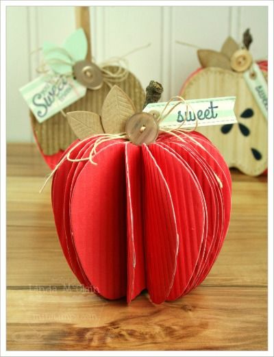 Apple Crafts For Adults, Apple Paper, Apple Crafts, Diy Apple, School Fair, Apple Craft, Lions Gate, Crafts For Adults, Birthday Sentiments