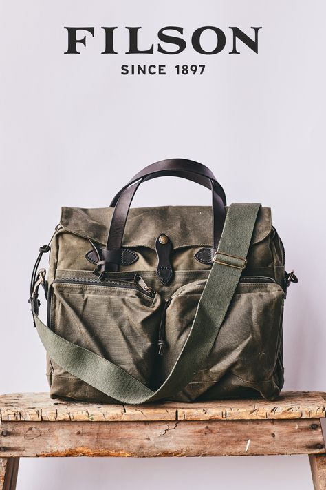 Filson Briefcase, Filson Bags, Sewing Tutorials Bags, Edc Bag, Field Bag, Military Bag, Leather Projects, Computer Bags, Best Bags