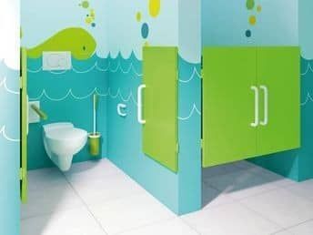 Preschool Bathroom Ideas, Kids Toilet Design, Children’s Bathroom, Daycare Bathroom Ideas, Preschool Bathroom, Daycare Design Ideas, Kids Ministry Rooms, Kids Bathroom Design, Kindergarten Interior