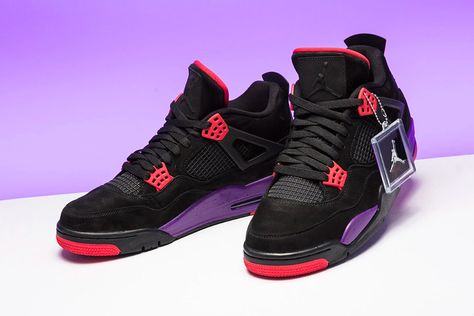 The Air Jordan 4 "Raptors" Receives an Official Release Date Sneaker Art, Sneaker Release, Sneakers Addict, Air Jordan 4, Dc Sneaker, Jordan Shoes, Sneaker Head, Release Date, Air Jordan Sneaker