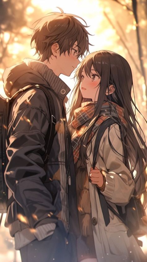 Drifted Apart, Couple Vibes, Transgressive Art, Couples Drawings, Eyes Artwork, Anime Friendship, Cartoon Pictures, Manga Couple, Romantic Anime Couples