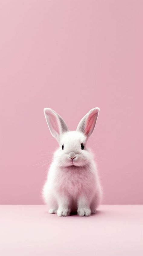 Happy rabbit animal rodent mammal. | premium image by rawpixel.com Bunny Wallpaper Iphone, Pink Rabbit Wallpaper, Wallpaper Bunny, Iphone Wallpaper Pink, Happy Rabbit, Iphone Wallpaper Iphone, Rabbit Wallpaper, Rabbit Animal, Bunny Tattoos