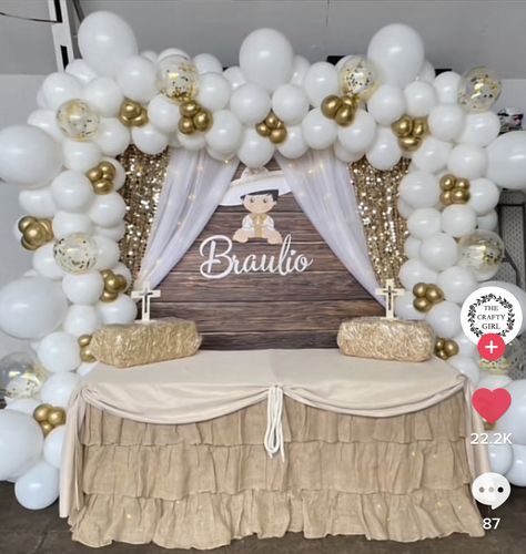 Bautizo And 1st Birthday, Bautizo Ideas Charro, Bautizo Ideas Decoracion Charro, Babtizim Ideas, Western Baptism Ideas, Bautizo Ideas Boy Centerpieces, Mexican Baptism Ideas Boy, Charro Baptism Centerpieces, Boy Bautizo Party Ideas