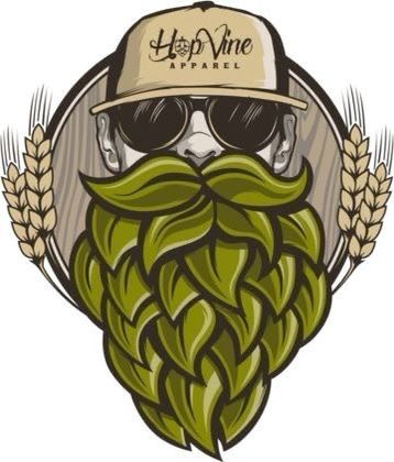 Craft Beer Logo, Beer Cartoon, Hops Vine, Beer Tattoos, Beer Hops, Beard Designs, Craft Beer Bar, Beer Shop, Beer Art