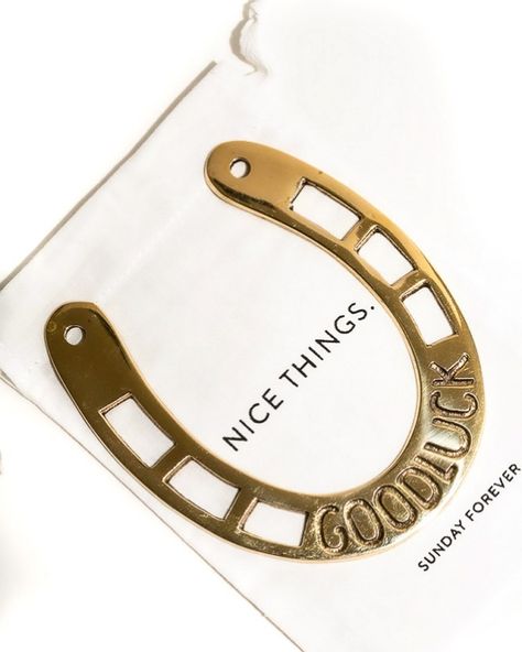 It’s never too late to send a little luck… the perfect little something to send to yourself or someone you care about. Also how is there no horseshoe emoji? 🤍✨🫶🏻 . . . #goodluck #nicethings #alittlesomething #sundayscaries #horseshoes #luckycharms #shopsmall #sundayforever Get Lucky, Goth Home, Coffee Table Desk, College Apartment, Junior Year, Humble Abode, Nice Things, Front Door Decor, My New Room