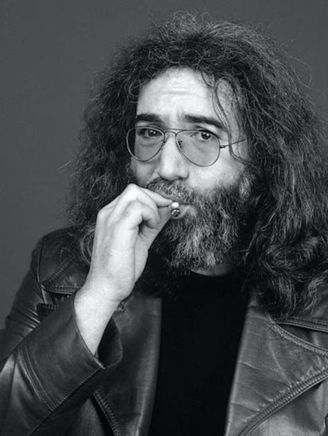 Jerry Garcia (1942-1995) Ronnie Van Zant, Dead And Company, Jerry Garcia, Robert Plant, Keith Richards, Grateful Dead, Led Zeppelin, New Pictures, Black And White Photography