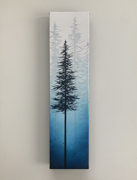 Shop Encaustic | Alanna Sparanese Tall Canvas Painting Ideas, Black White Painting Ideas, Vertical Painting Ideas, Painting For Drawing Room, Creative Wall Ideas, Long Canvas Art, Tall Paintings, Long Canvas Painting Ideas, Wood Painting Ideas