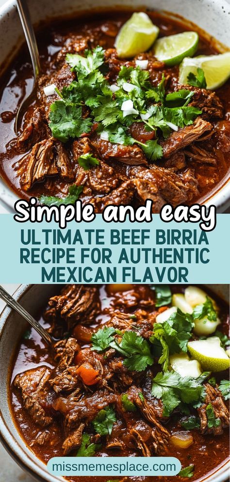 Birria Meat Recipe Crockpot, Roast Mexican Crock Pot, Brisket Birria Tacos Recipe, Chunks Of Beef Recipe, Easy Beef Birria Recipe Mexican, Not Spicy Birria Tacos, Beef Stew Meat Tacos, Easy Beef Birria Tacos Recipe, Chuck Roast Birria Tacos Crockpot