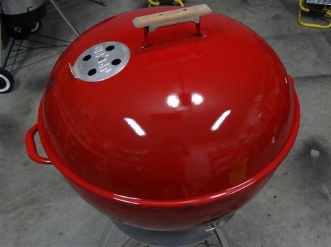 Weber Grill Restoration: Interior and Exterior Kettle Cleaning Outside Grill, Weber Kettle, Best Charcoal Grill, Kettle Grills, Weber Bbq, Best Charcoal, Propane Grill, Portable Grill, Weber Grill