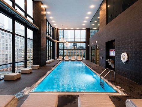 Apartment With Pool, Luxury Pools Backyard, Indoor Pool House, Swimming Laps, Cheap Pool, Apartment Pool, Luxury Gym, Indoor Pool Design, Indoor Spa