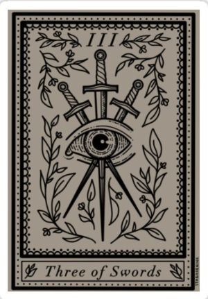 Three Of Swords Tarot, Beautiful Spine Tattoos, Tarot Card Poster, Tarot Cards Art Illustration, Three Of Swords, Spine Tattoo Ideas, Traditional Tattoo Old School, Tarot Card Tattoo, Tarot Tattoo