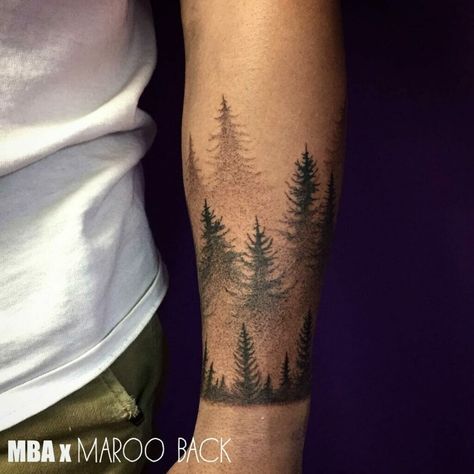 Rib Tree Tattoo Men, Band Of Trees Tattoo, Tree Wrist Tattoo Men, Men’s Tree Tattoo, Oak Tree Tattoo Men, Tree Half Sleeve Tattoo, Tree Tattoo Leg, Door Tattoos, Wrist Tree Tattoo