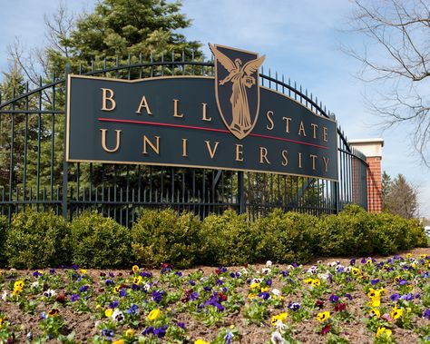 Ball State University. Attended BSU Way Back When. Ball State University Aesthetic, College Vision Board, Ball State University, College List, College Aesthetic, College Board, Red Chair, University Life, High School Classes