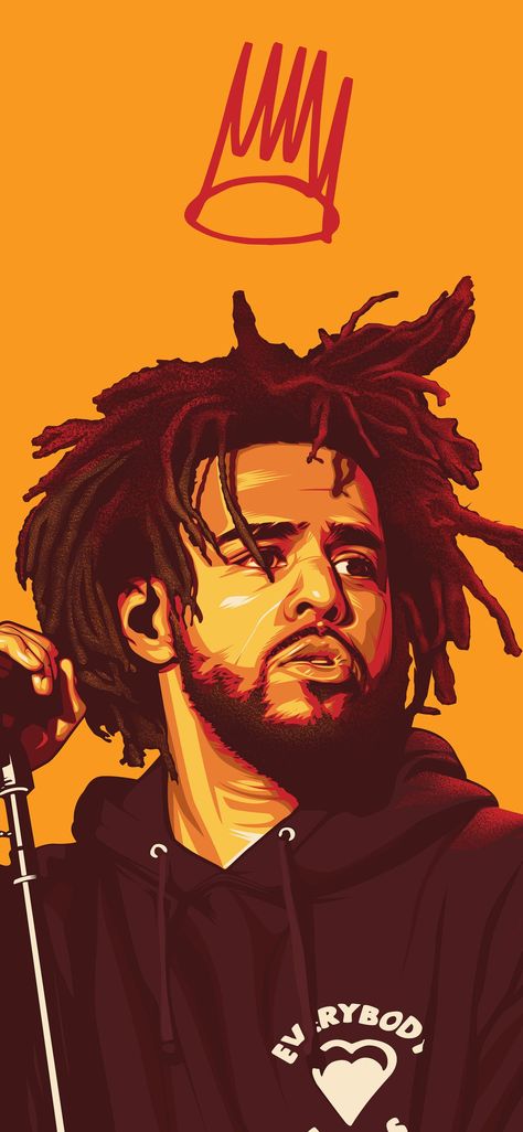 J Cole Iphone Wallpaper, J.cole Wallpaper, J Cole Albums, Nas Hip Hop, J Cole Art, Metal Posters Art, Vector Portrait Illustration, Rapper Wallpaper Iphone, Hip Hop Artwork