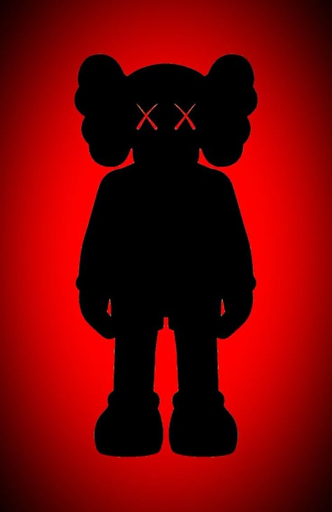 Kaws Wallpaper Red And Black, Asus Wallpapers Pc, Kaws Outline, Asus Wallpapers, Red Kaws, Kaws Wallpapers, Kaws Wallpapers Black, Bape Art, Doe Boy