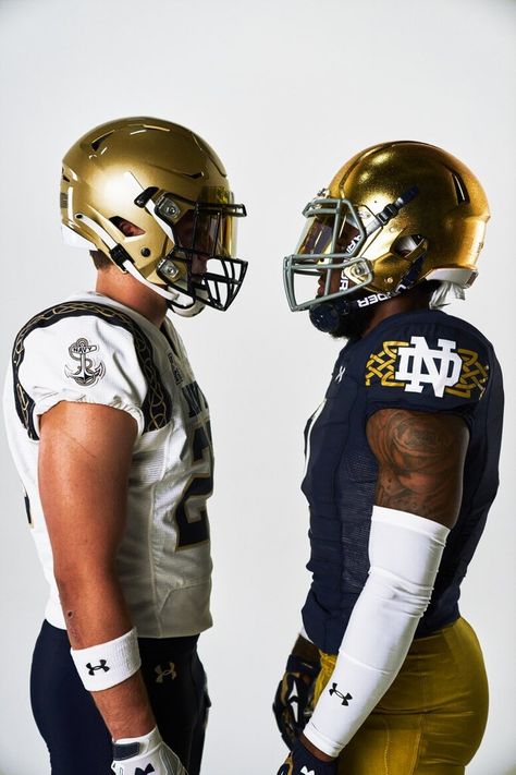 (19) Under Armour on X: "A rivalry forged in history. ☘️⚓️ @ndfootball and @navyfb will kick off the college football season at the Aer Lingus Classic in Dublin wearing custom uniforms. @FightingIrish @NavyAthletics https://t.co/8urHIOMBka" / X College Football Uniforms, Cfl Football, Aer Lingus, Navy Football, College Football Season, Custom Uniform, Notre Dame Football, Football Uniforms, Football Photos