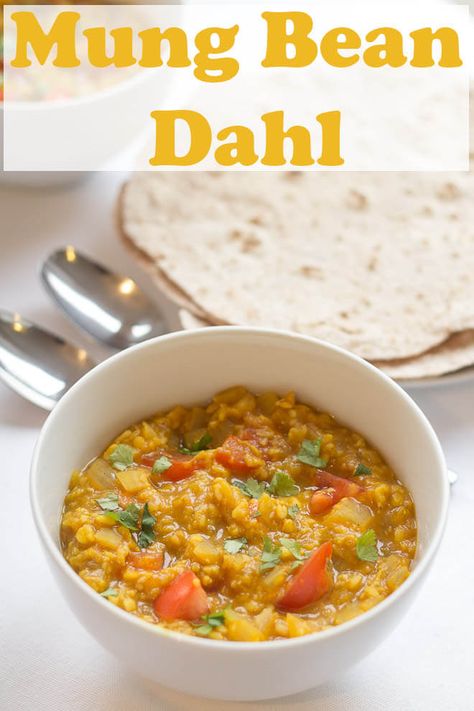 This Mung Bean (Moong Dall) Dahl is an absolutely delicious curry recipe. Vegan and packed with beautiful tasting spices that tantalise the taste buds, it's a perfect quick healthy meal coming in at only 259 calories per serving. #neilshealthymeals #recipe #mungbean #curry Dahl Recipe, Low Fat Dinner, Low Fat Cooking, Lentil Dishes, Quick Healthy Dinner, Vegan Curry, Lentil Curry, Mung Bean, Quick Healthy Meals