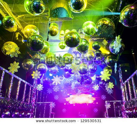 disco ball decorations - Google Search Disco Ball Decorations, Christmas Stock Photos, Party Night Club, Colorful Lights, Ball Decorations, Disco Balls, Decorations Christmas, Romantic Love Quotes, Disco Ball