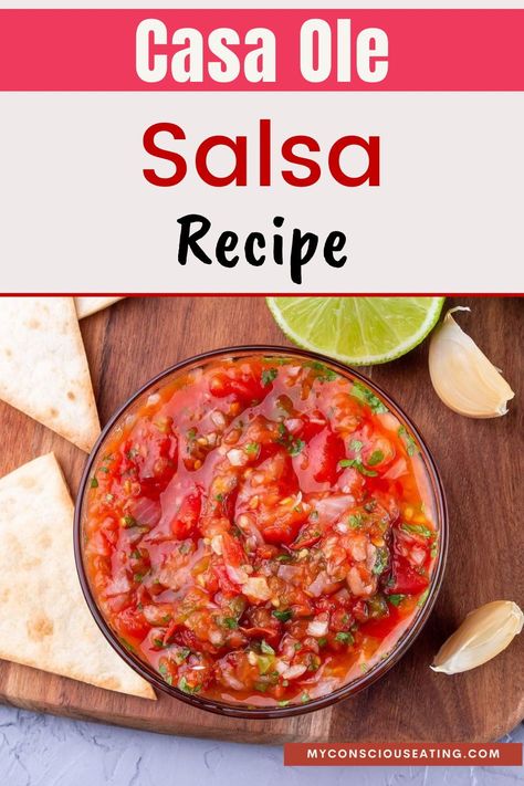 Creating the Casa Ole Salsa at home brings a fresh and vibrant kick to any Mexican dish I make. The blend of tomatoes, peppers, and spices is just right for that authentic Tex-Mex flavor we all crave! #CasaOleSalsaRecipe #Salsa Recipe For Salsa Homemade, Casa Ole Salsa Recipe, Recipe For Salsa, Salsa Homemade, Guacamole Sauce, Salsa Recipes, Homemade Mexican, Mild Salsa, Popular Side Dishes