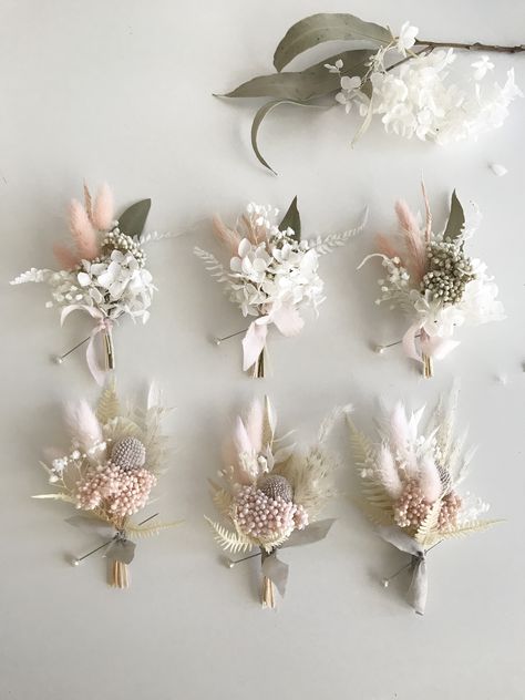 Dried Flower Buttonaire, Dried Flowers Bridal Bouquet, Dried Flower Button Holes, Dried Buttonholes, Bridal Bouquet Dried Flowers, Dried Flower Corsage, Dried Flower Bridal Bouquet, Dried Flower Bouquet Wedding, Dried Wedding Flowers