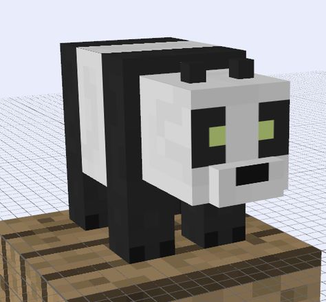 Minecraft Mob Ideas - Panda by RedPanda7.deviantart.com on @deviantART Minecraft Panda, Mine Minecraft, Minecraft Statues, Capas Minecraft, Minecraft Houses Survival, Minecraft Images, Minecraft Things, Minecraft Banners, Minecraft Pictures