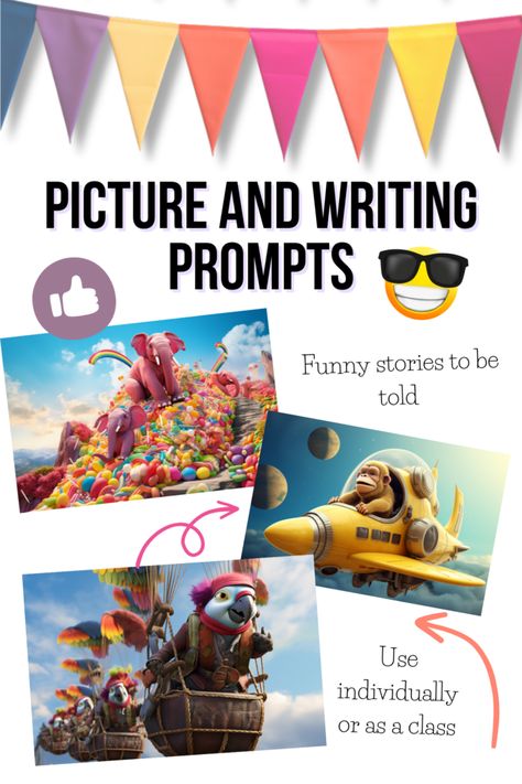 Creative Writing Prompt Pictures, Collaborative Learning Strategies, Animal Writing Prompts, Write Prompts, Silly Animal Pictures, Picture Prompt, Animal Writing, Visual Writing Prompts, Picture Writing