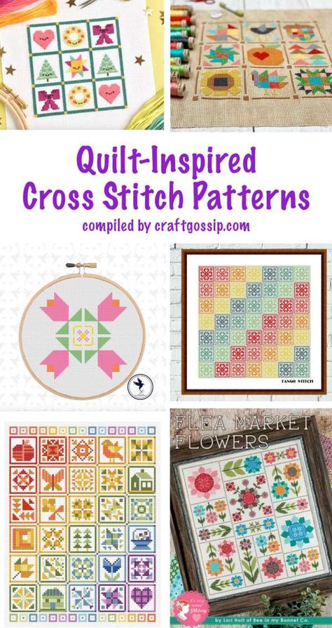 Cross Stitch Quilt Squares, Cross Stitch Quilt Blocks Free Pattern, Cross Stitch Quilt Blocks, Cross Stitch Quilt, Free Cross Stitch Designs, Stitching On Paper, Cross Stitch Sampler Patterns, Unique Cross Stitch, Fall Cross Stitch