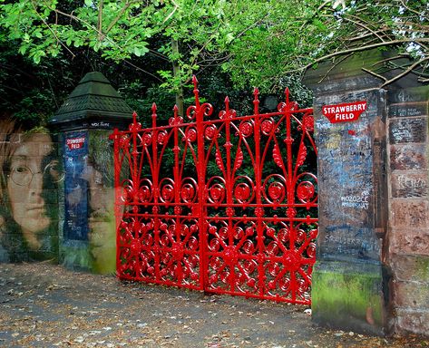 STRAWBERRY FIELDS FOREVER...JOHN AND GEORGE. | "...When you'… | Flickr The English Beat, Ed Sullivan Show, Strawberry Fields Forever, Cool Monsters, Who You Love, Strawberry Fields, Abbey Road, Penny Lane, Famous Places