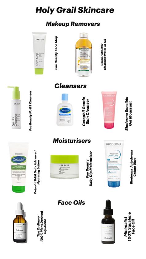 Good Cleansers, Cleanser Cetaphil, Squalene Oil, Cetaphil Cleanser, Skincare Recommendations, Cetaphil Gentle Skin Cleanser, Bioderma Atoderm, Garnier Micellar, Makeup Removers