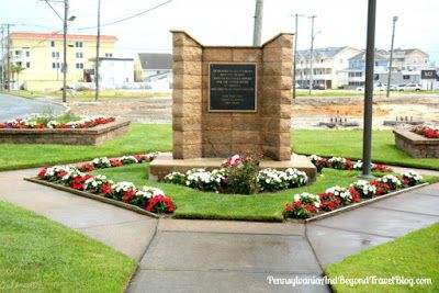 City of North Wildwood Veterans Park and Memorial in New Jersey Veterans Memorial Park, Eagle Project, North Wildwood, Pennsylvania Travel, Memorial Ideas, Amazing Places On Earth, Town Center, Veterans Memorial, Memorial Park