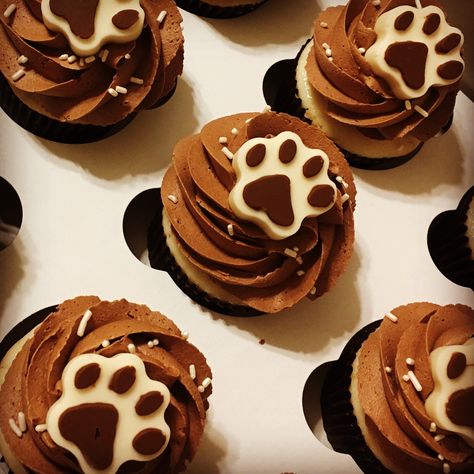 Pawprint Cupcakes, National Cupcake Day, Snickerdoodle Cupcakes, Cupcake Day, Cupcake Ideas, Peterborough, Snickerdoodles, Birthday Cupcakes, Drop In