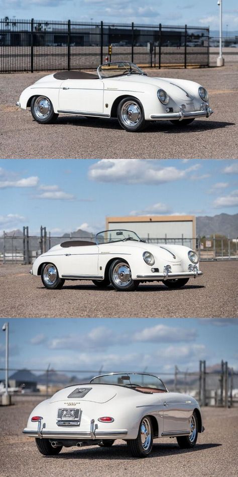 1957 Porsche 356 Speedster replica [brand new] Porsche 356 Speedster Replica, Porsche 356 Replica, Side Curtains, Wood Wheel, Porsche Speedster, Replica Cars, Porsche 356 Speedster, 356 Speedster, Retro Radio