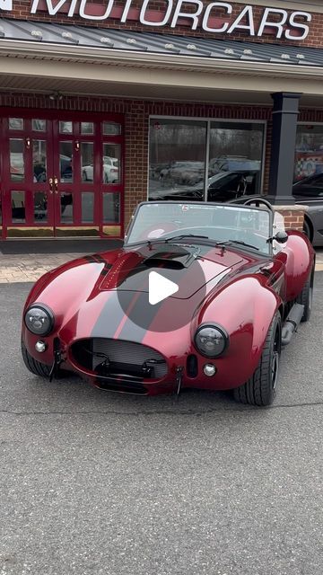 Jonathan Motorcars on Instagram: "The Ruby ❤️‍🔥 New Arrival 
- 1965 @backdraft_racing Cobra 🐍 
- @prestige_moto 427 500HP 
- Tons of options 
- Brand New Build RT4B
#JMCCobra #shelby #cobra 

☎️609-871-2700
💻JMCCobra.com" Cobra Kit Car, Shelby Cobra Replica, Mustang Shelby Cobra, Cobra Replica, Cobra 427, Shelby Cobra 427, 427 Cobra, Ac Cobra, Shelby Cobra