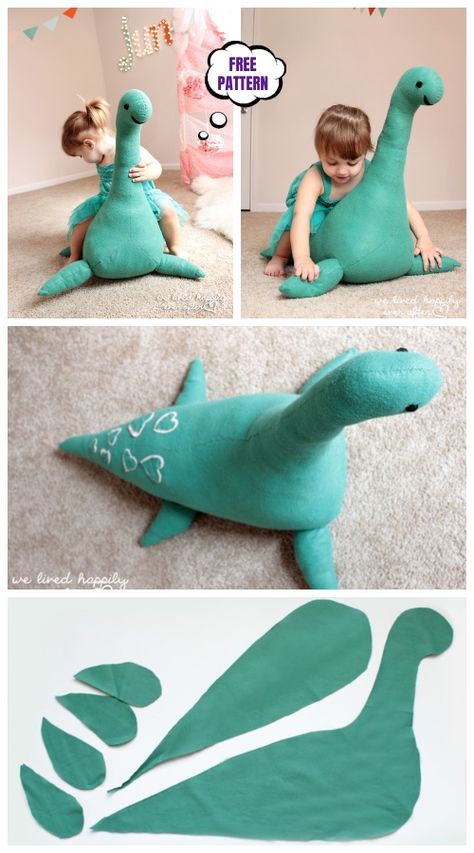 DIY Giant Monster Toy Free Sewing Pattern & Tutorial Diy Sy, Monster Toys, Diy Bebe, Sewing Stuffed Animals, Costura Diy, Beginner Sewing Projects Easy, Kraf Diy, Baby Diy, Diy Tips